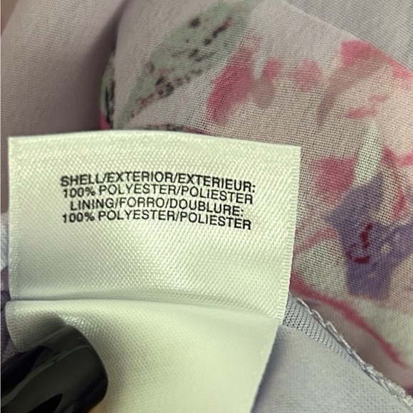 Kasper Floral Peony Bell Sleeve Flowy Spring Blouse Women’s Top 1X - Picture 7 of 7